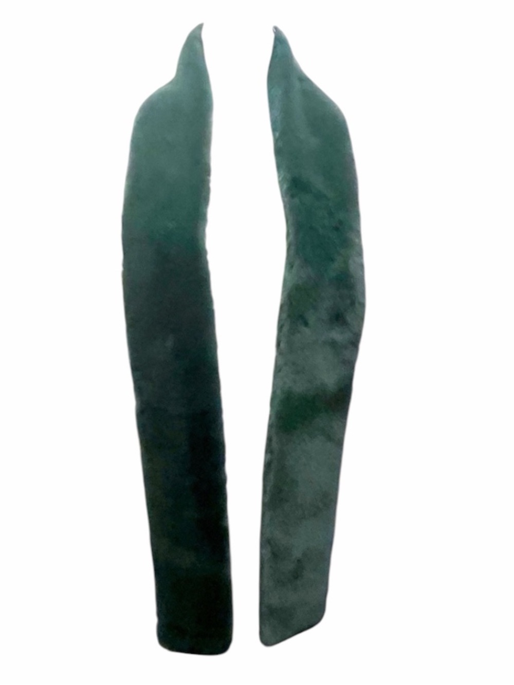 Vintage Stoles Faux Fur Forrest Green Scarf Stole Cozy